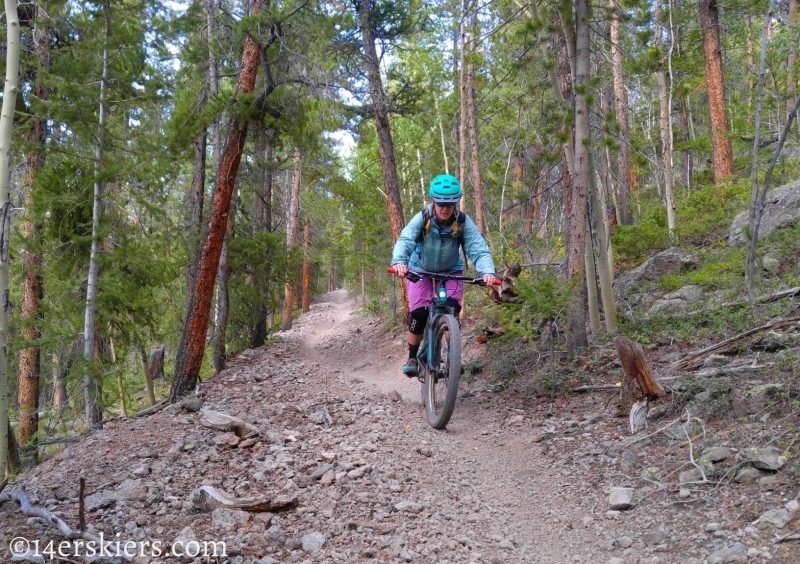 Mountain biking Colorado Trail Segment 17 to Big Bend