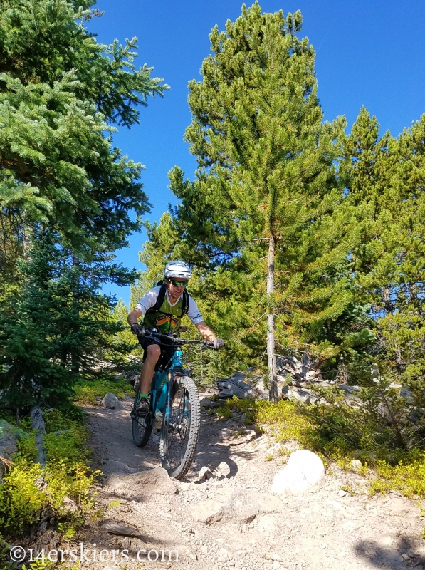 Mountain biking Colorado Trail Segment 17 to Big Bend