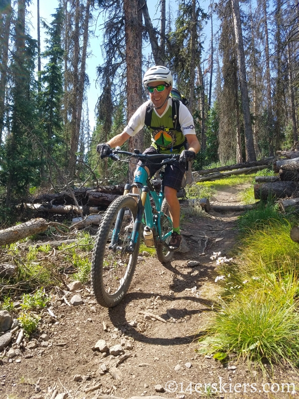 Mountain biking Colorado Trail Segment 17 to Big Bend