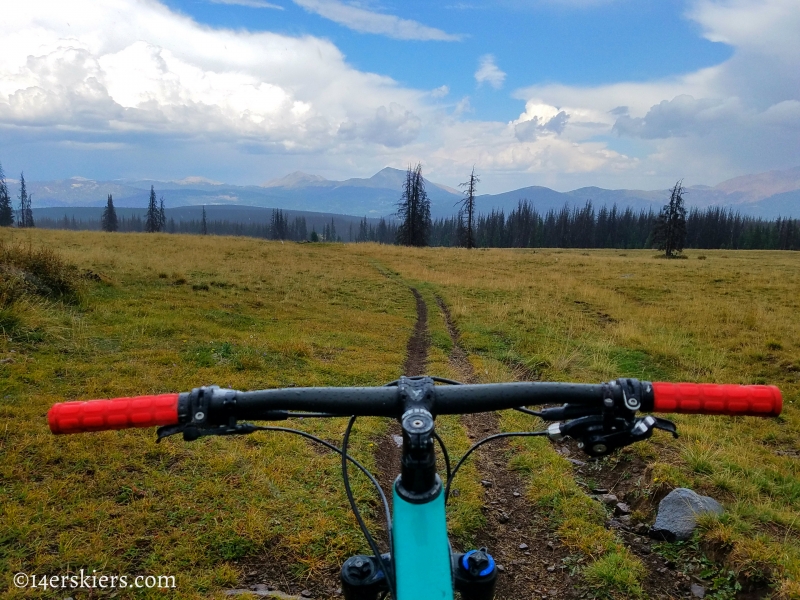 Mountain biking Colorado Trail Segment 17 to Big Bend