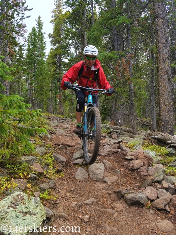 Mountain biking Colorado Trail Segment 17 to Big Bend