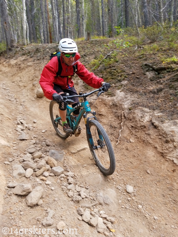 Mountain biking Colorado Trail Segment 17 to Big Bend