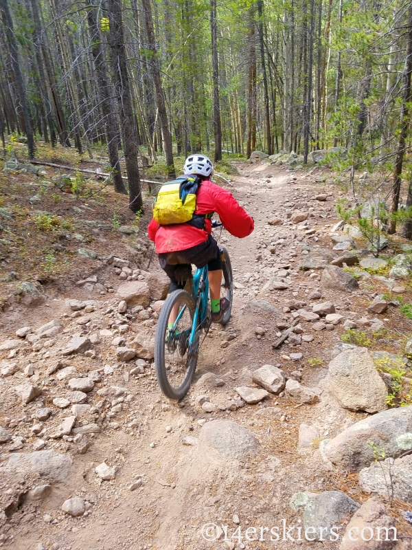 Mountain biking Colorado Trail Segment 17 to Big Bend