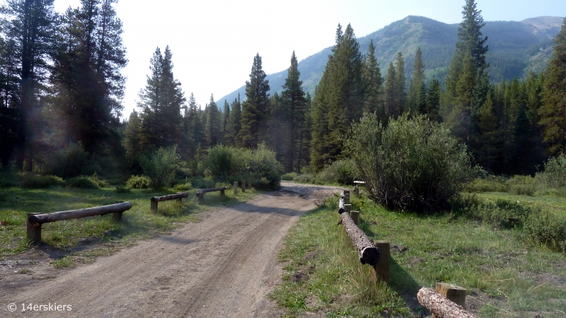 Hike to Blue Lake near Crested Butte