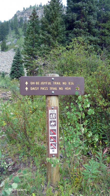 Hike to Blue Lake near Crested Butte