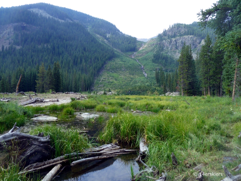 Hike to Blue Lake near Crested Butte