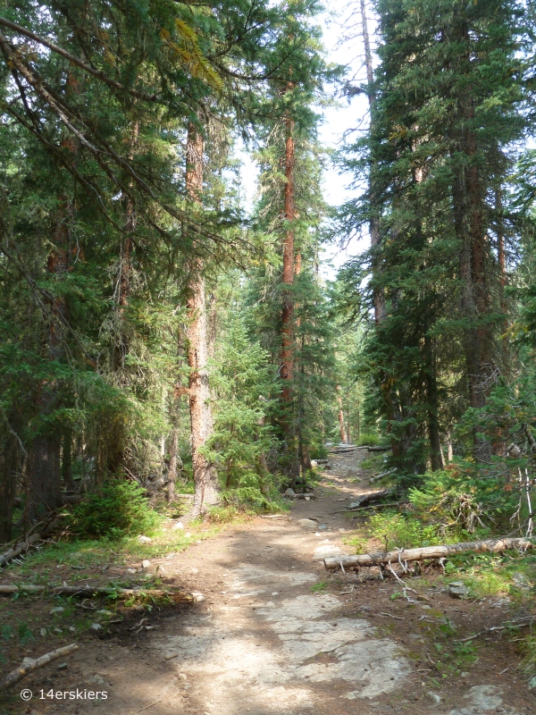 Hike to Blue Lake near Crested Butte