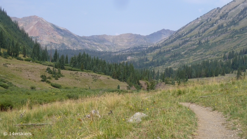 Hike to Blue Lake near Crested Butte