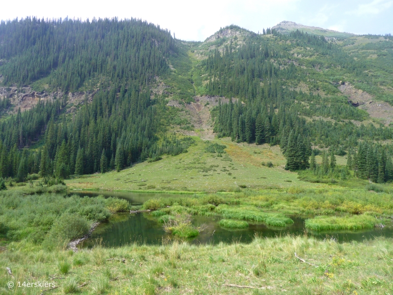 Hike to Blue Lake near Crested Butte