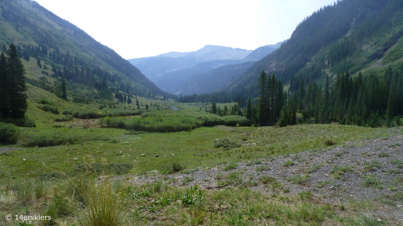 Hike to Blue Lake near Crested Butte