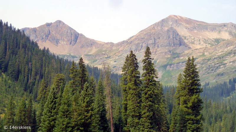 Hike to Blue Lake near Crested Butte