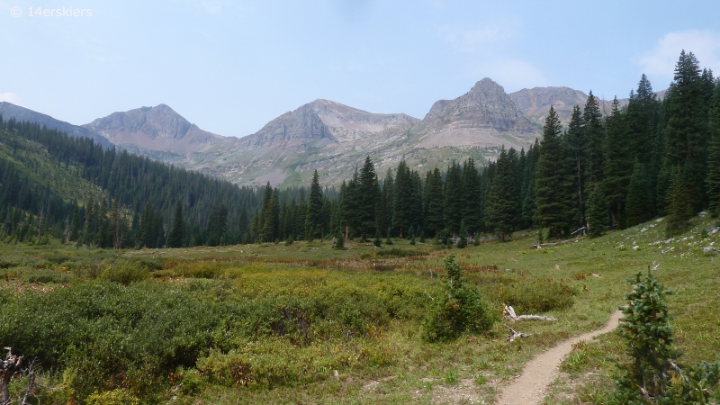 Hike to Blue Lake near Crested Butte