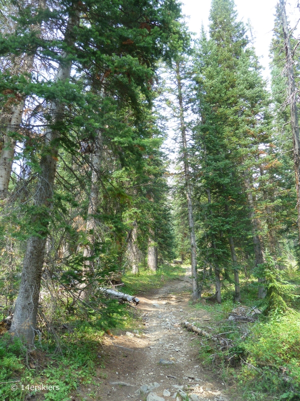 Hike to Blue Lake near Crested Butte