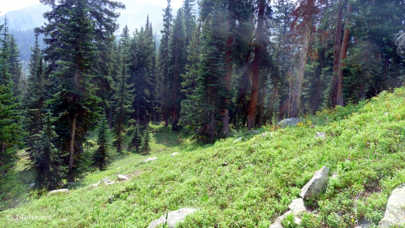 Hike to Blue Lake near Crested Butte