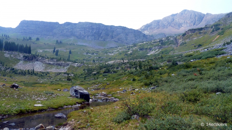 Hike to Blue Lake near Crested Butte