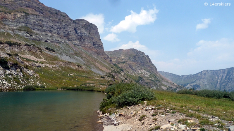 Hike to Blue Lake near Crested Butte