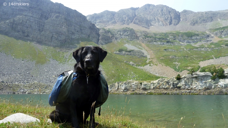 Hike to Blue Lake near Crested Butte