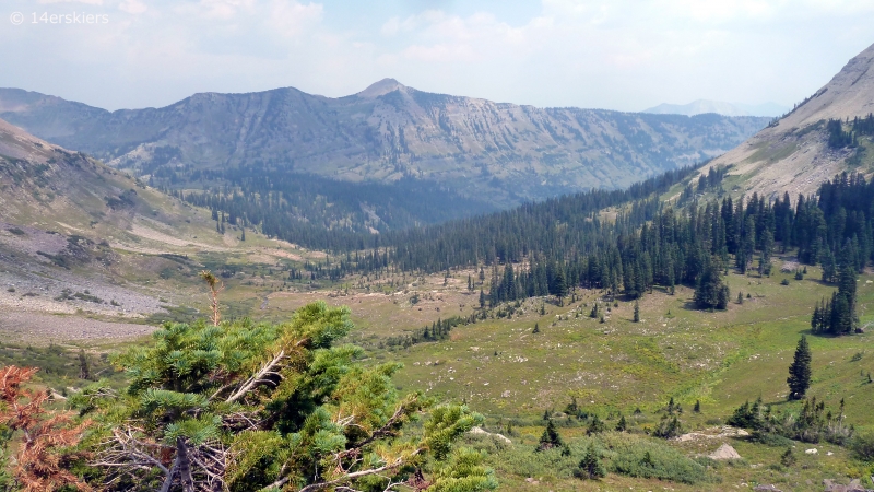 Hike to Blue Lake near Crested Butte