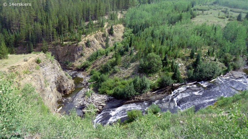 Hike to Blue Lake near Crested Butte