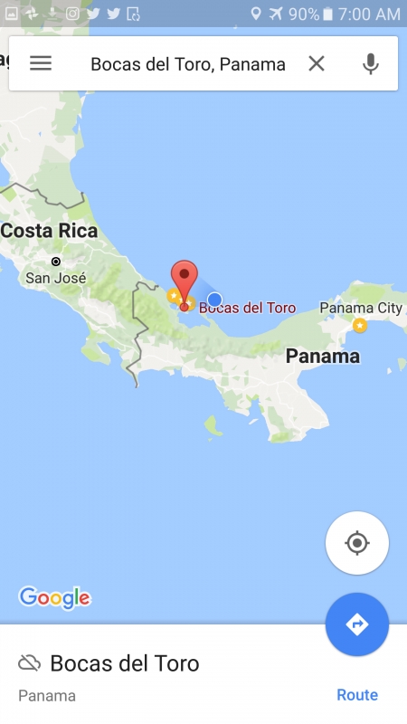 bocas del toro panama map