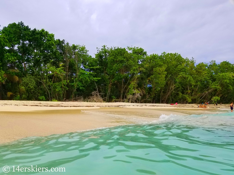 Zapatilla beach in Panama.