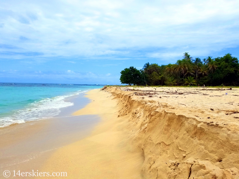 Zapatilla Beach in Panama.