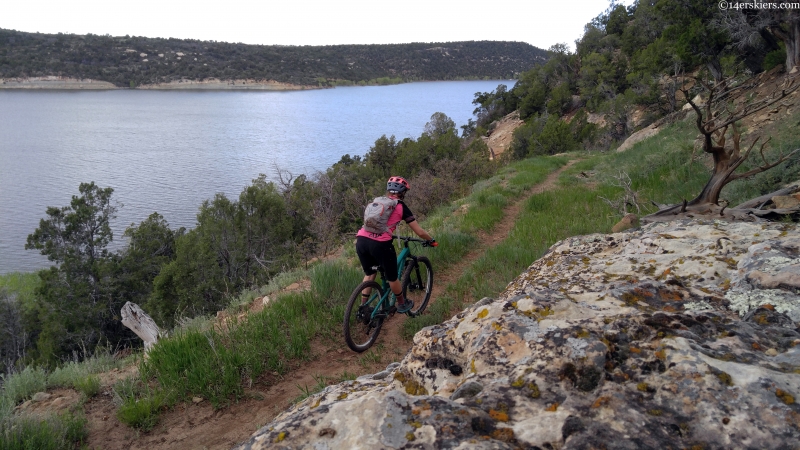 mountain biking mcphee reservoir