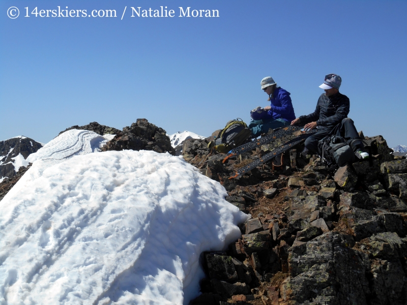 On the summit of Bonita Peak. 