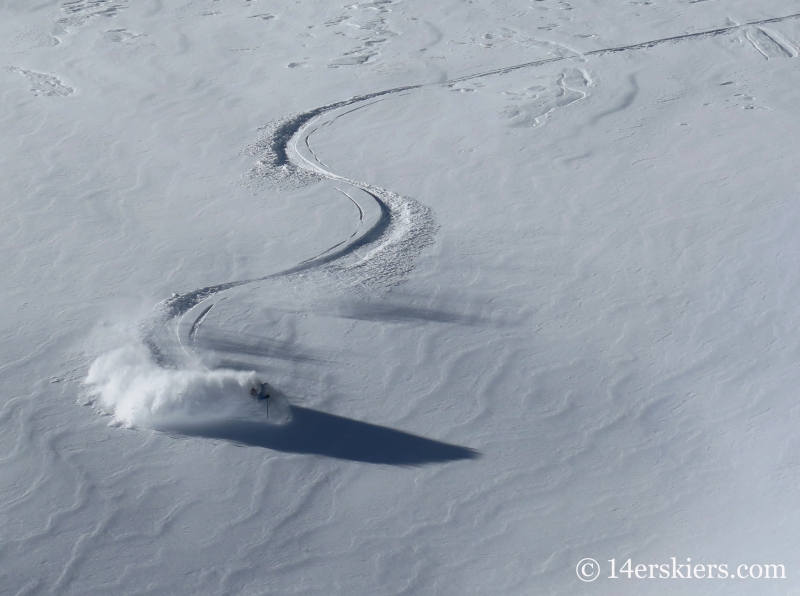 Backcountry skiing Butler Gulch