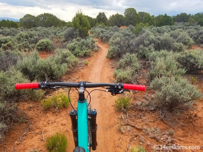 Mountain biking 101- Buzzard Gulch Trails near Montrose, CO.