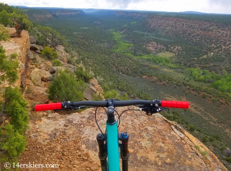 Spring Creek Canyon Overlook on the Buzzard Gulch Trails near Montrose, CO.