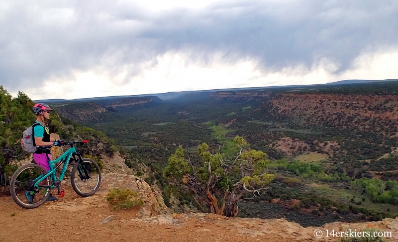 Spring Creek Canyon Overlook on the Buzzard Gulch Trails near Montrose, CO.