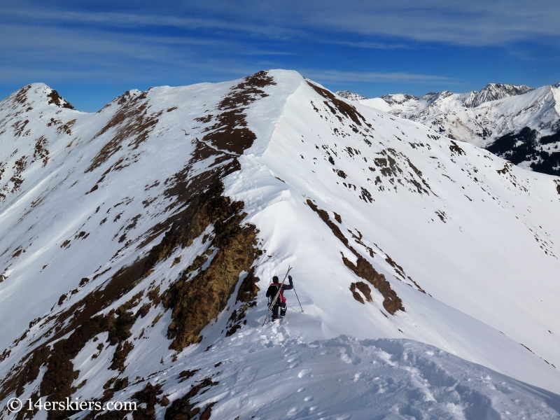 mount baldy crested butte backcountry skiing