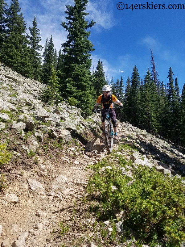 steep mountain bike descents in colorado