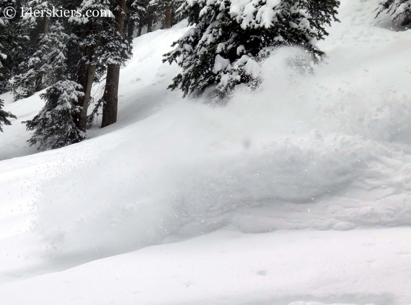 Visiting the White Room in the Crested Butte backcountry.