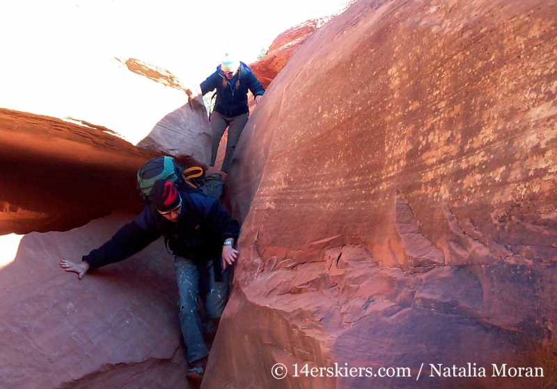 Lost and Found, canyoneering Arches National Park.