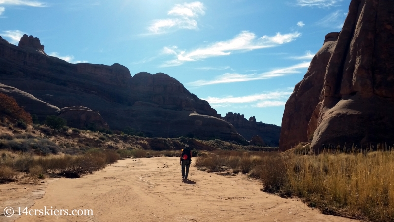 Canyoneering in Arches National Park