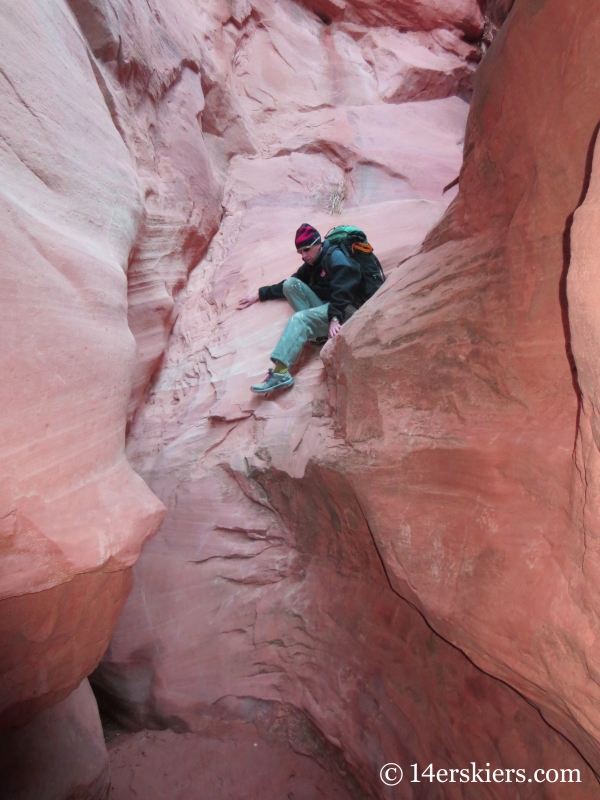Frank Konsella, canyoneering Lost and Found, Arches National Park