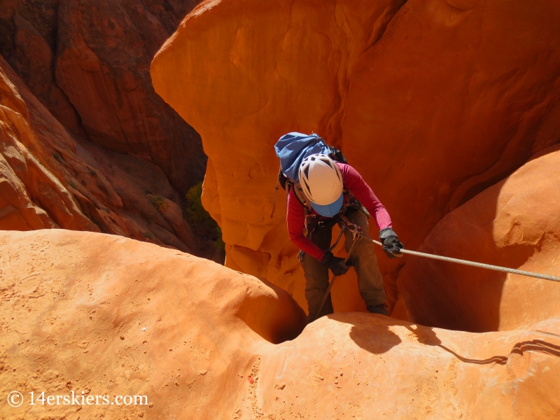 Third Rappel, Lost and Found, Arches National Park