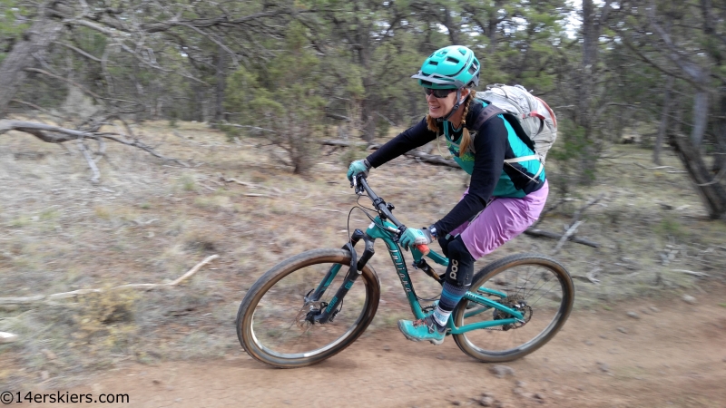 fall mountain biking in colorado mountains