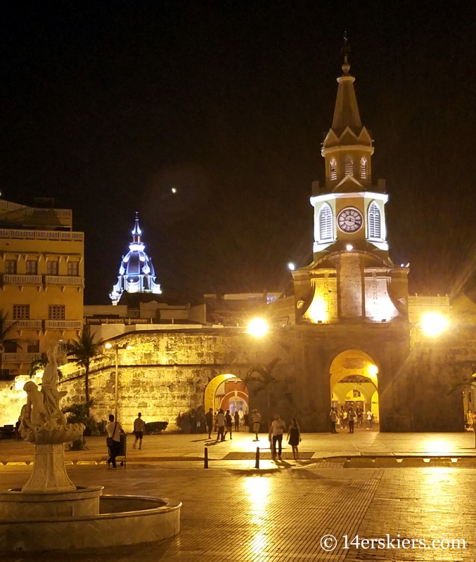 Colorful Cartagena - clock tower