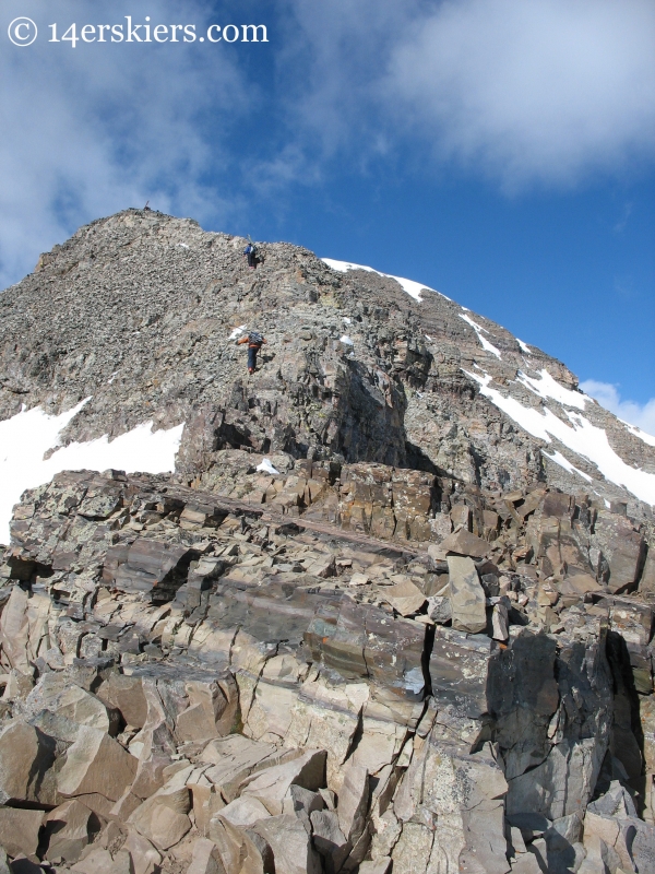 Castle northeast ridge