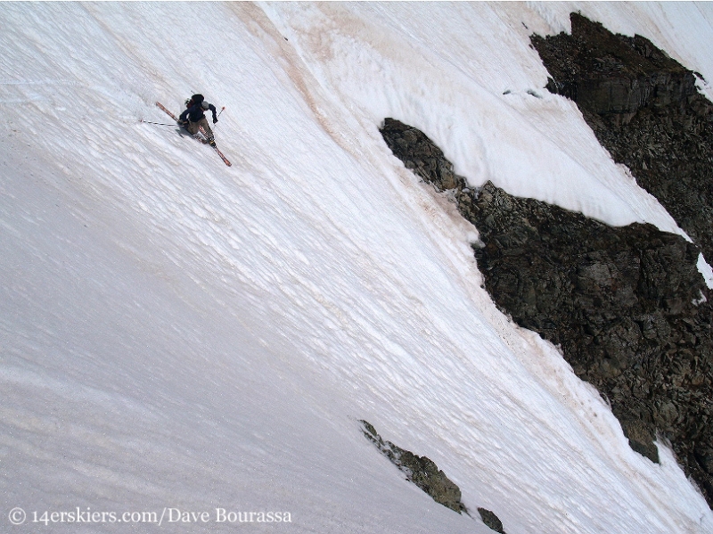 Nate skiing Castle