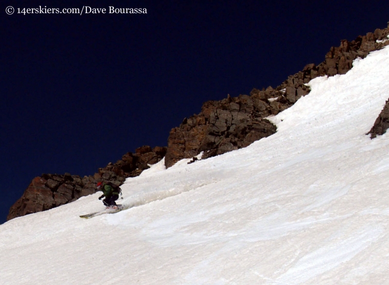 Frank Konsella skiing Castle