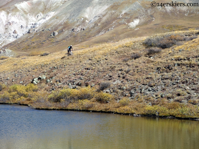 mountain biking at Cataract lake