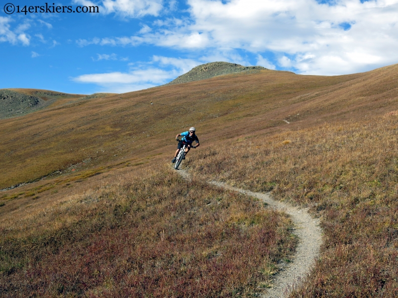 riding cataract ridge on the colorado trail