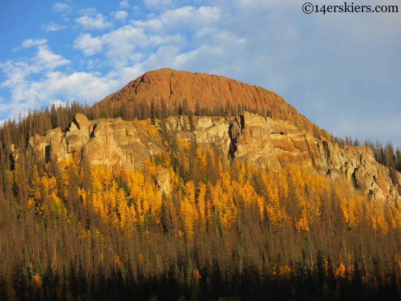 Sunset near Stony Pass and the West Pole Creek trail