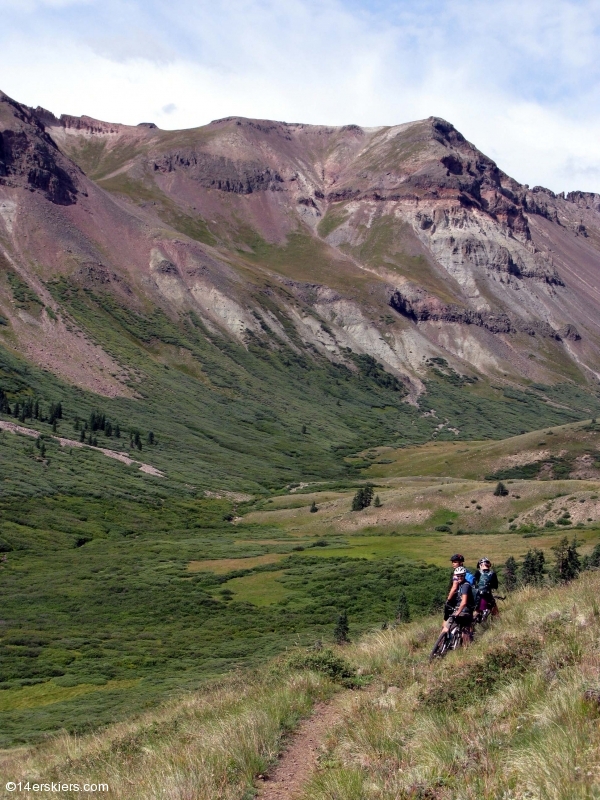 Mountain biking the Cataract Ridge section of the Colorado Trail.