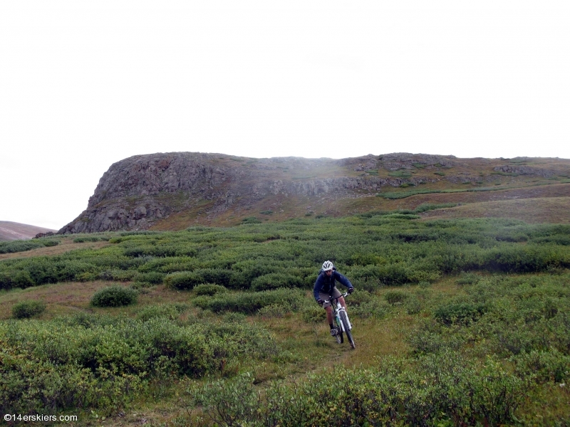 Mountain biking the Cataract Ridge section of the Colorado Trail.