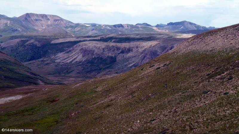 Mountain biking the Cataract Ridge section of the Colorado Trail.